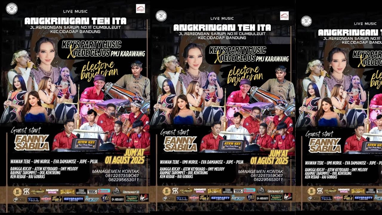 🔴 [LIVE] ANGKRINGAN TEH ITA - KEY'S PARTY MUSIC X DEDE GEJOS - FANNY SABILA | JUM'AT 1 AGUSTUS 2025