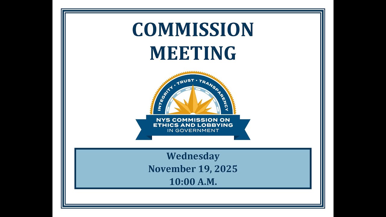 November 19, 2025 Commission Meeting Video