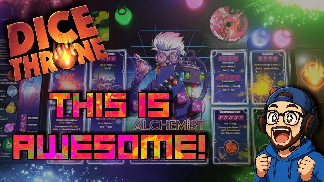 Alchemist trailer is here! | Dice Throne!