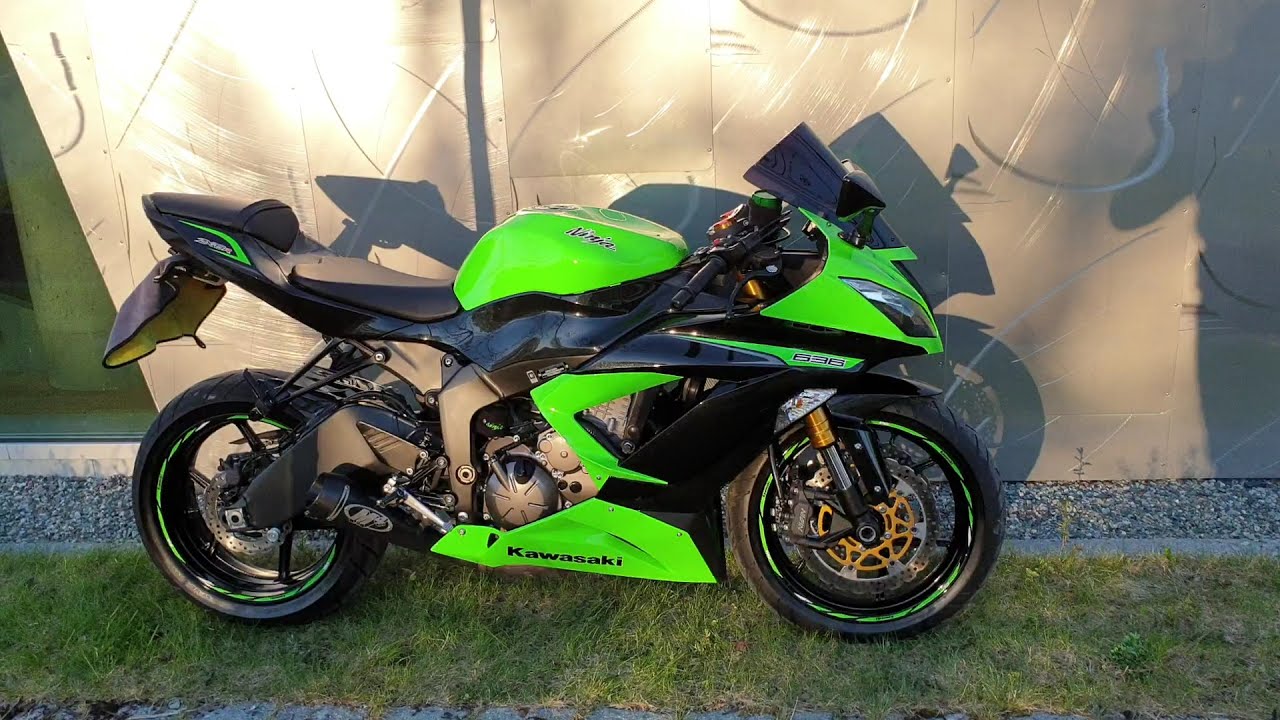 Kawasaki Ninja ZX6R 636 2014 walkaround