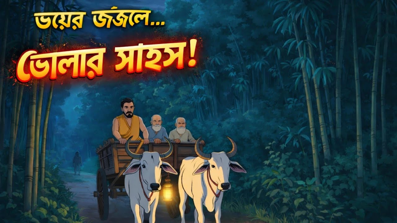 ভোলার সাহস আর জঙ্গলের রহস্য | শিক্ষামূলক বাংলা গল্প ! #animatedcartoon #moralstories #banglacartoon