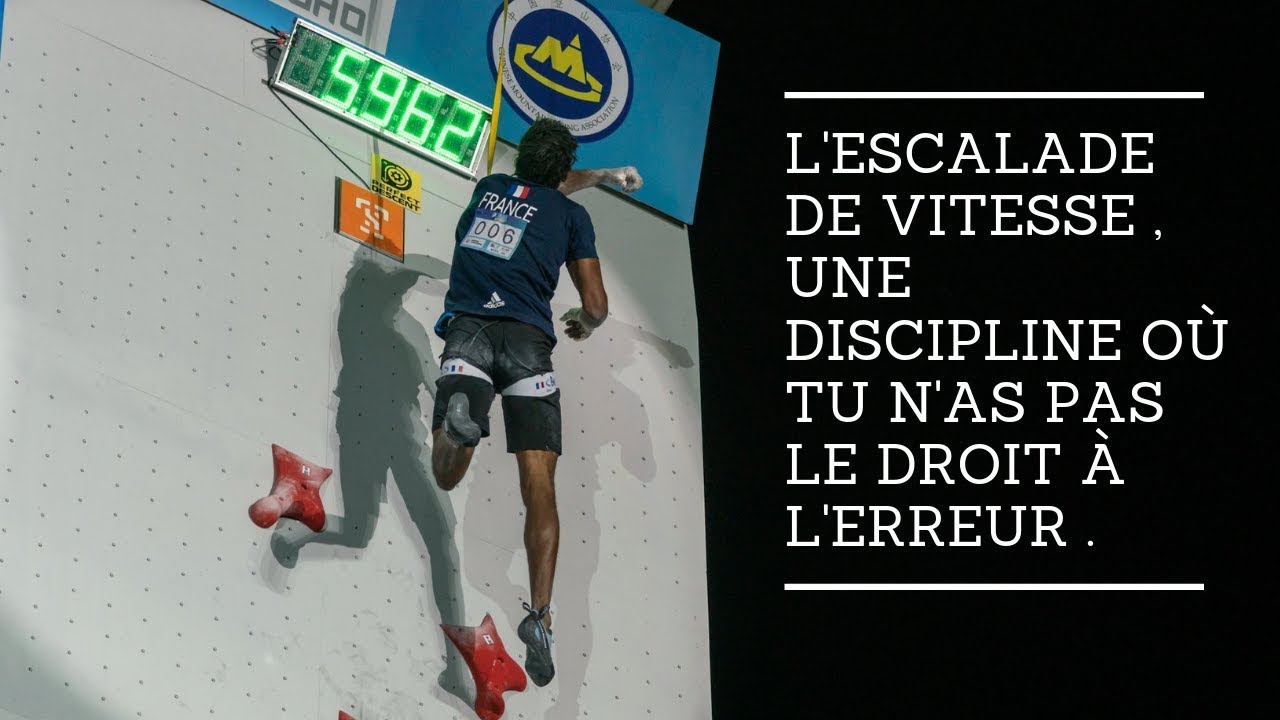 La vitesse en escalade