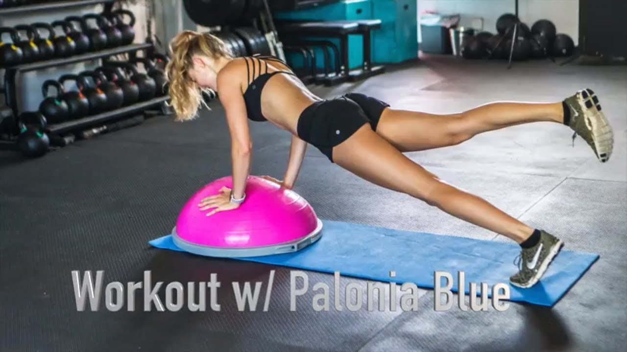 Home workout for butt and abs with model Palonia Blue - Sculpting workout for toned body