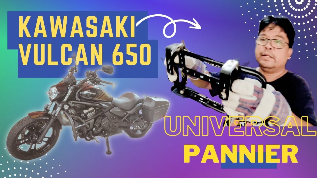 KAWASAKI VULCAN 650, PANNIER INSTALLATION