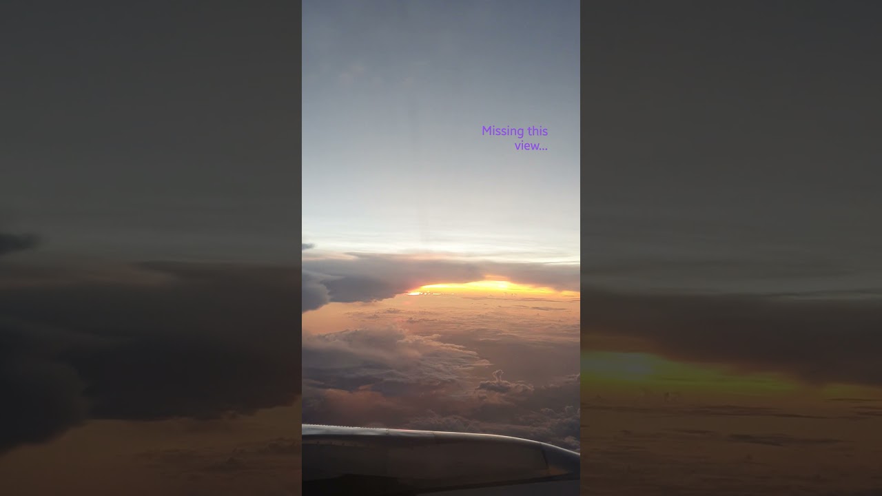 Plane Window Seat View
