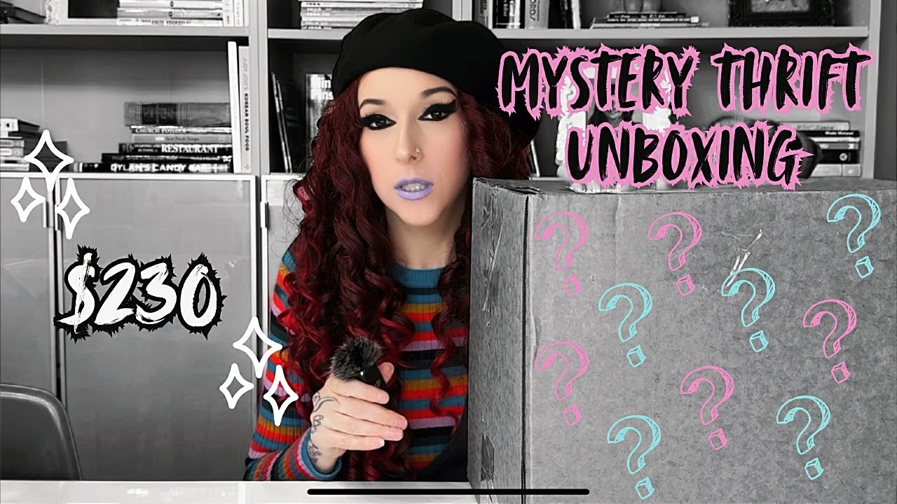 $200 Maximalist thrifted mystery box Unboxing and styling (Was it worth it?)