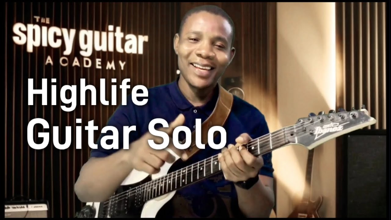 Highlife Guitar Solo - African Guitar Lesson
