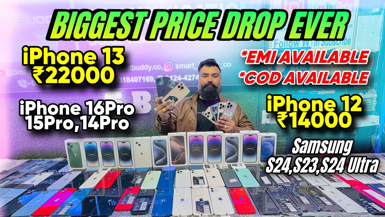 Biggest iPhone Sale Ever 🔥| Cheapest iPhone Market | Second Hand Mobile | iPhone 15 Pro iPhone 16