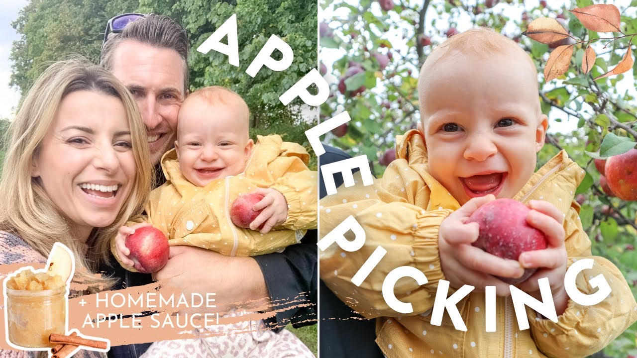 DAY IN THE LIFE | Apple Picking, Decorating for Fall + Homemade Applesauce Recipe!