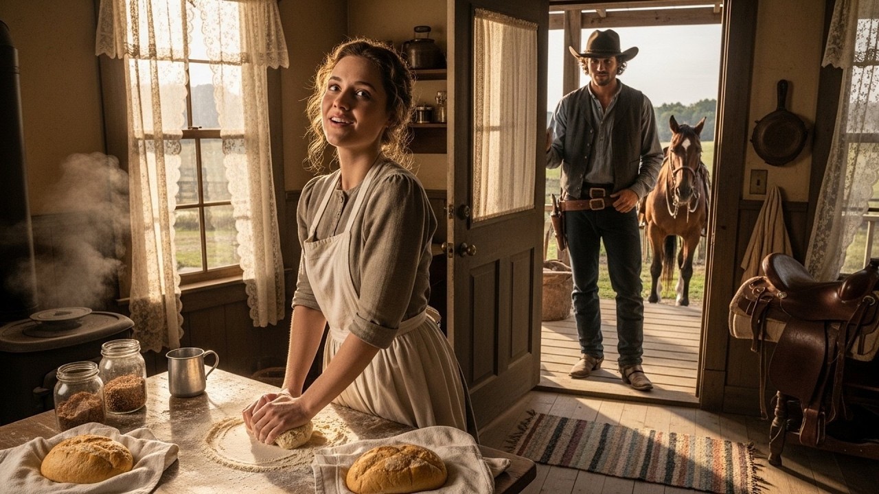 She Was Humming While Baking Bread Alone, Cowboy Said Let Me Taste Your Sweetness Every Day