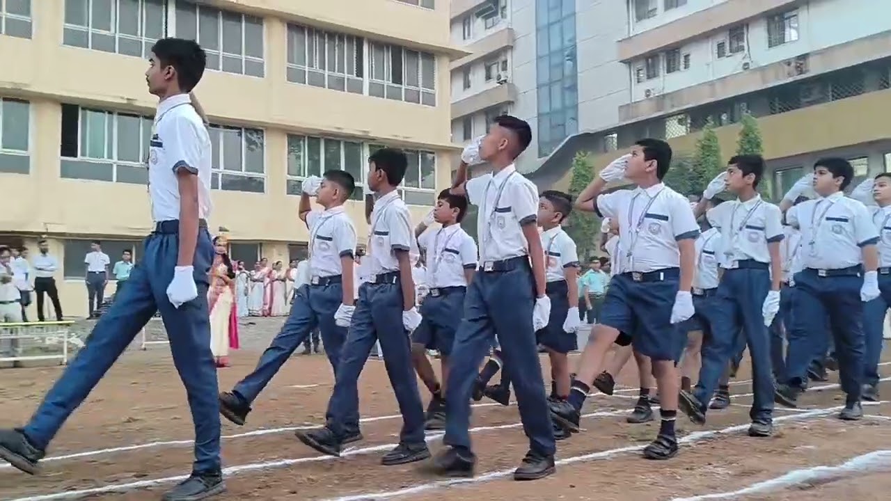 MARCH PAST || SHREERAM VIDYALAYA AIROLI || REPUBLIC DAY ||