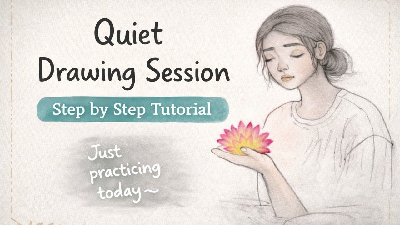 Sketching a Peaceful Portrait | Art Practice