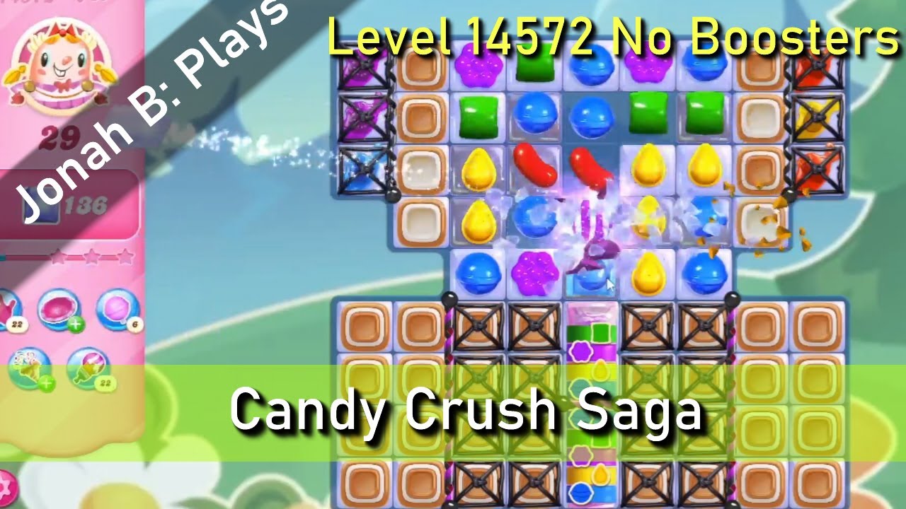 Candy Crush Saga Level 14572 No Boosters
