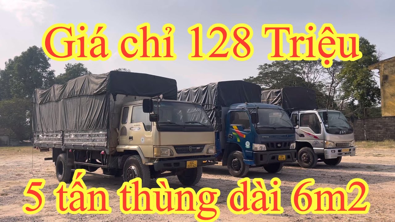 Xe tải 5 Tấn - 6 Tấn Thùng dài 6m2/ Giá rẻ khởi nghiệp mùa Tết chỉ 128 Triệu/ ĐT: 0783363935 - Hiệp
