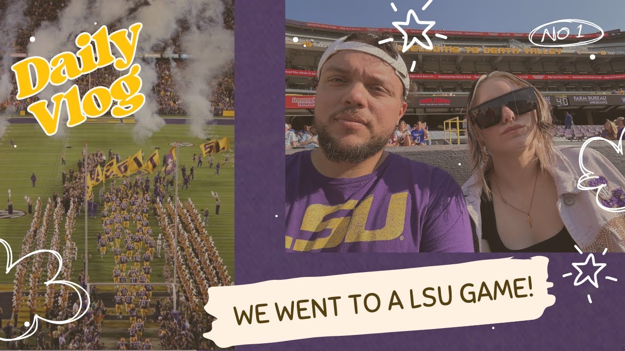 💜💛 OUR FIRST LSU GAME AT DEATH VALLEY! | Geaux Tigers! 🐯🏈