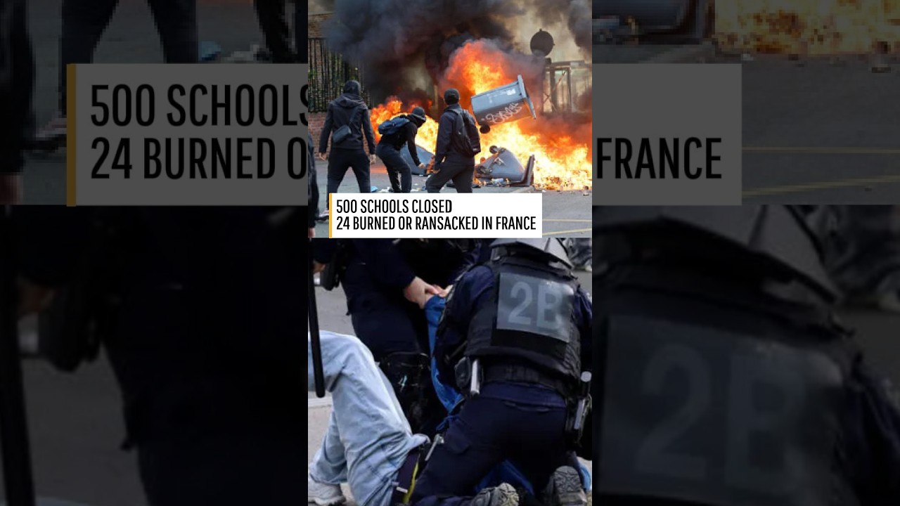 500 schools shut, thousands arrested in French protests