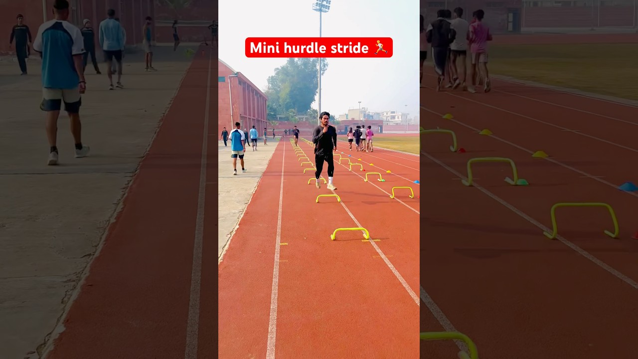 Sprinter 100,200m wicket run 🏃|| mini hurdle stride || mini hurdle speed drill || 