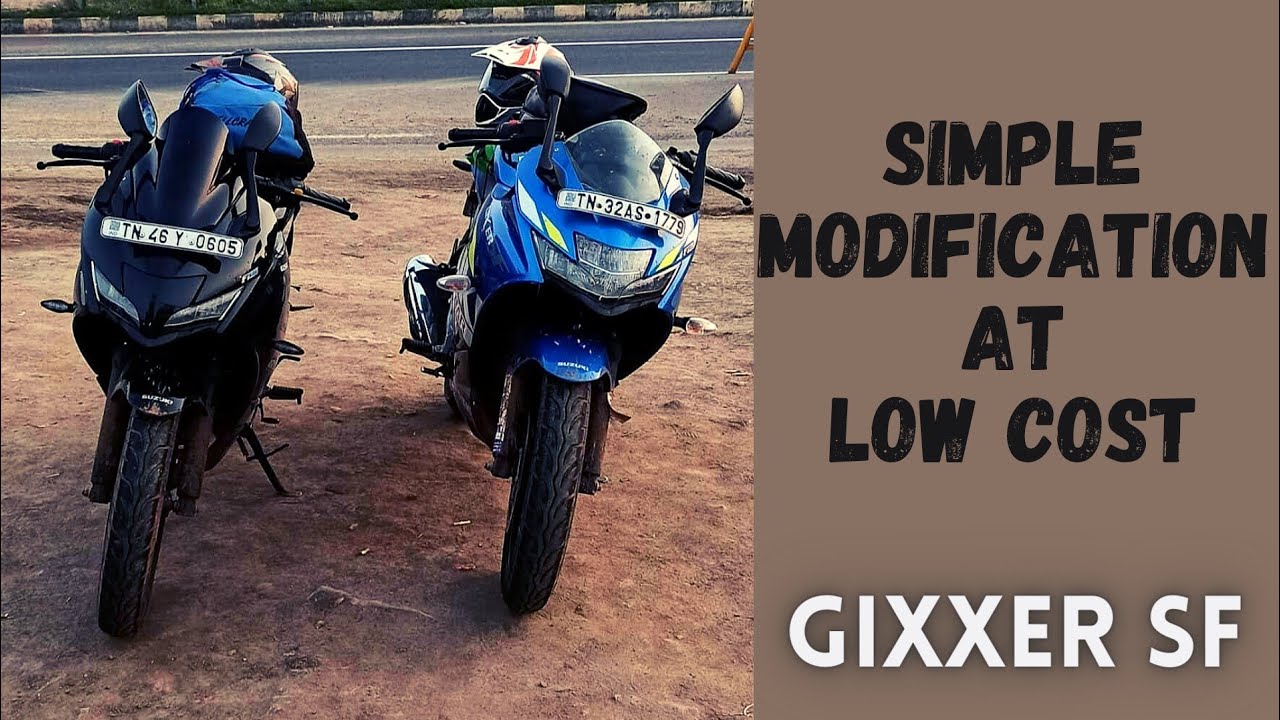 Gixxer SF Modification || Low cost || Modification Ideas || Gixxer Sf Review ||Tamil || SK ArVnd
