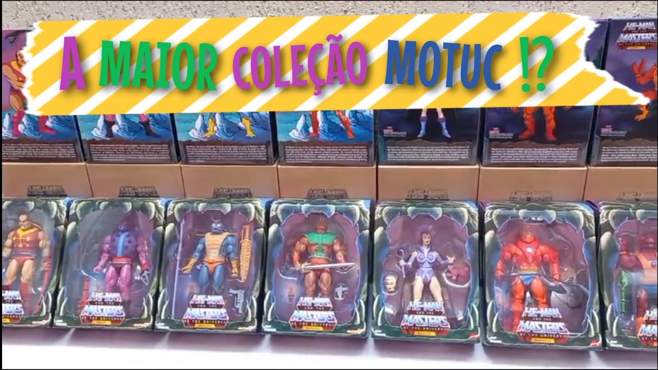A MAIOR COLE&Ccedil;&Atilde;O MOTUC DO BRASIL!! COLE&Ccedil;&Atilde;O MASTERS OF THE UNIVERSE CLASSICS DO JONATHAN MAMED!!