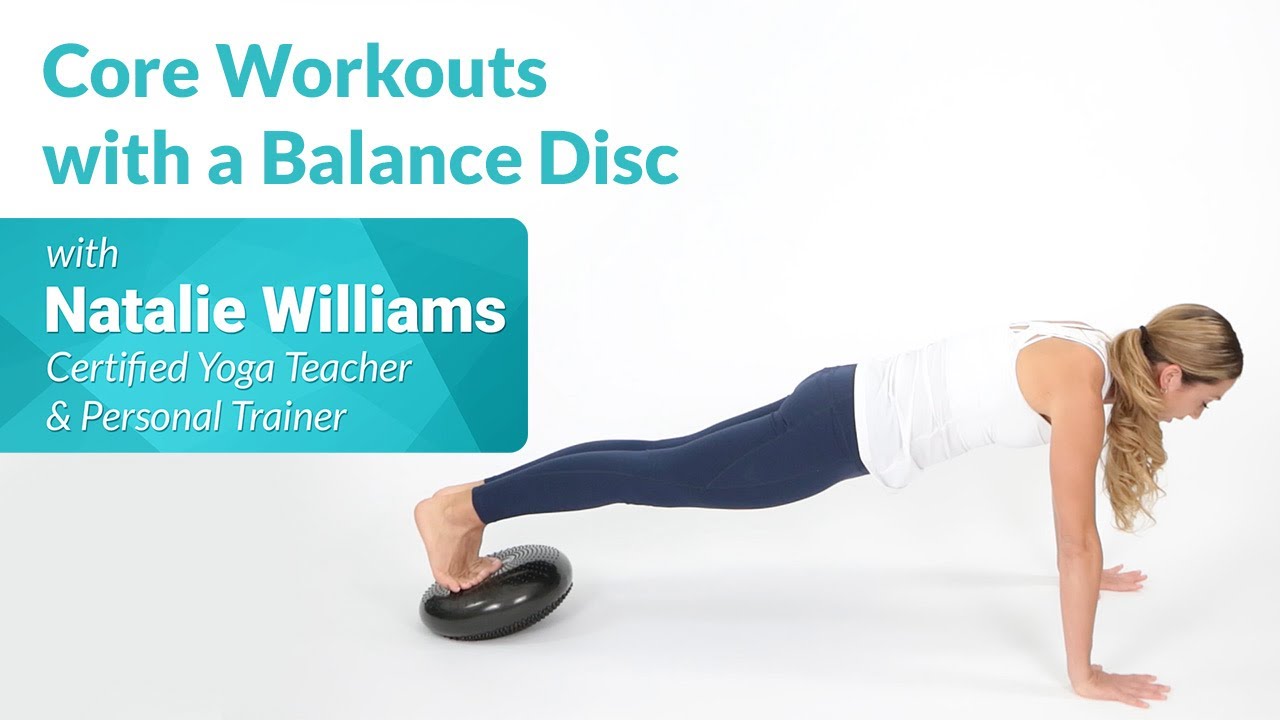 How to Use a Balance Disc for Core Exercises