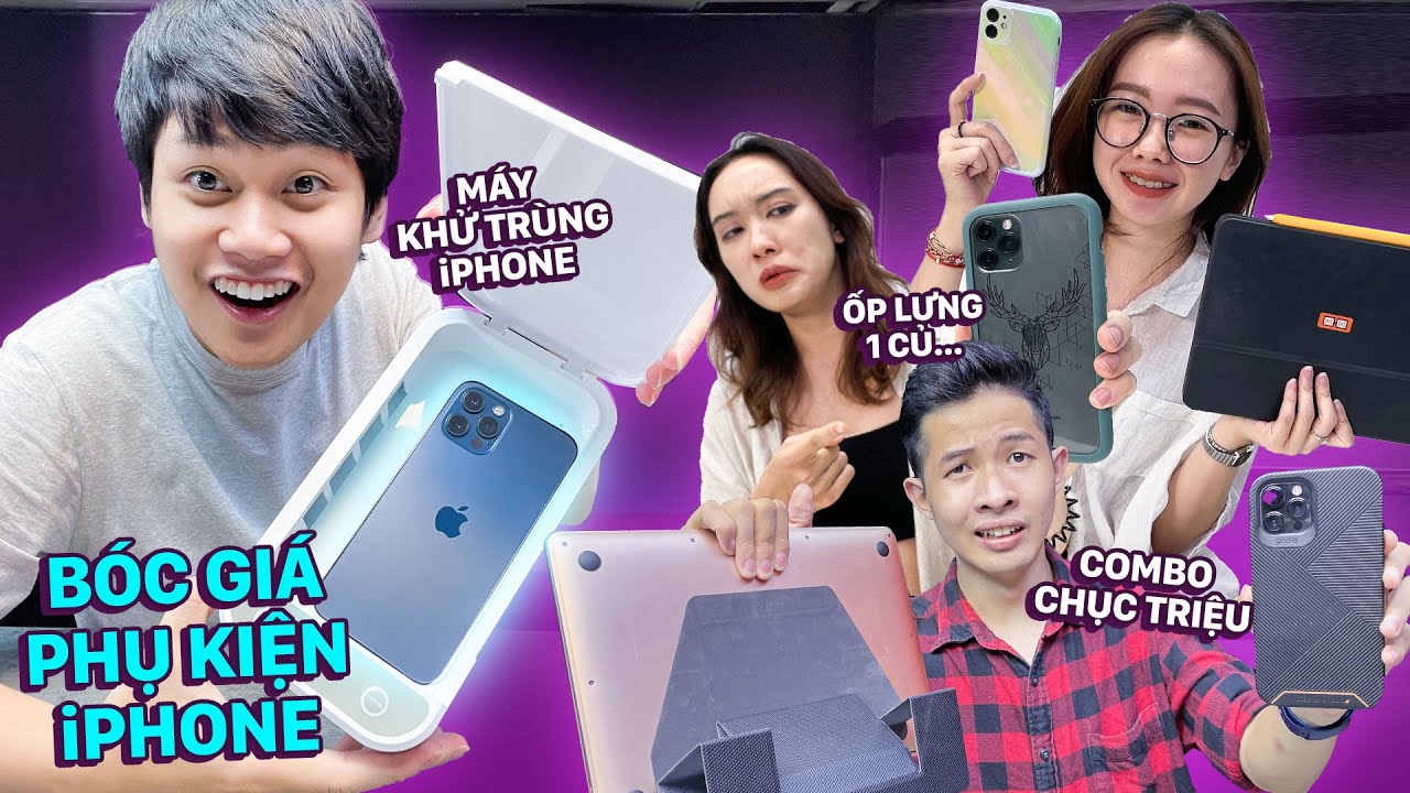 BÓC GIÁ PHỤ KIỆN APPLE RICHKID SCHANNEL ĐANG DÙNG: ỐP LƯNG iPHONE 2 TRIỆU, DÁN MÀN 600K..