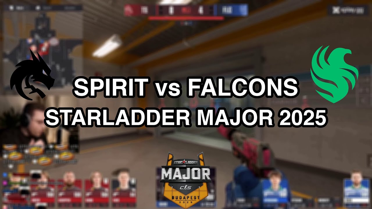 Ohnepixel | SPIRIT vs FALCONS | STARLADDER BUDAPEST MAJOR 2025 | QUARTERFINALS | FULL VOD