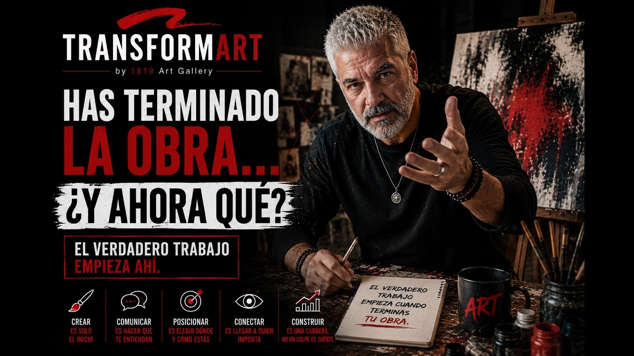 YA HAS TERMINADO TU OBRA, ¿Y AHORA QUE?