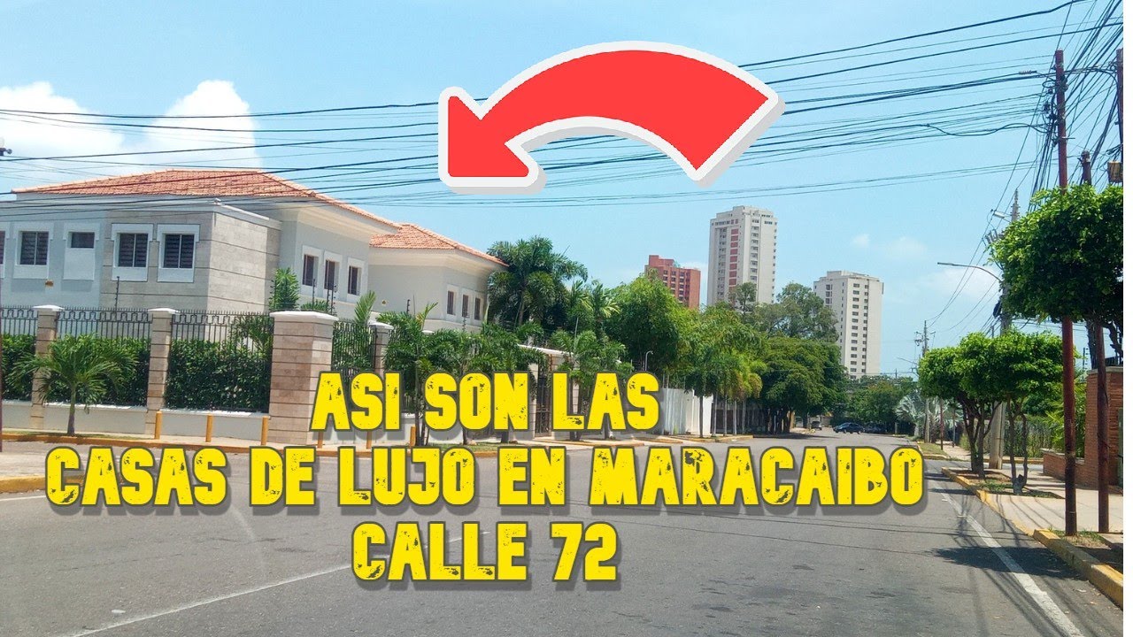 A si son las casas de lujo en Maracaibo calle 72