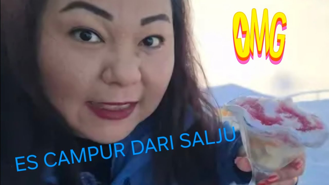 TANGAN SAMPAI BEKU‼️ GARA-GARA BUAT ES CAMPUR DARI SALJU‼️