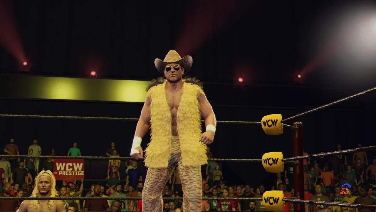 WWE 2K25_WCW Bash at the Beach: (WCW TV Title) Chris Jericho v Disco Inferno v Glacier v Syxx