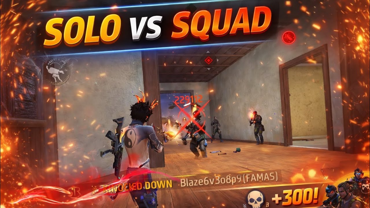Solo vs squad 💪💪 / rusher gameplay😈😈 / in pocof6 👀/ two finger player🥶🥶
