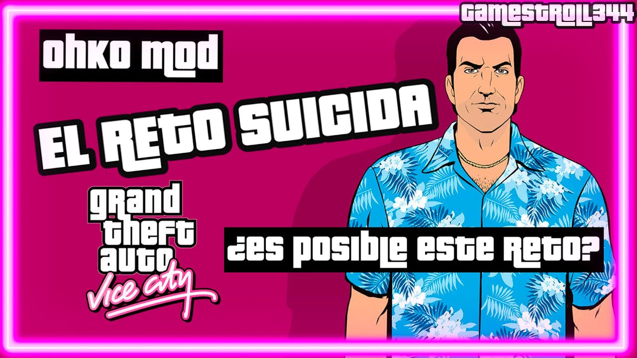 Asi completé el GTA Vice City con solo 1%DE VIDA | TODAS LAS MISIONES - GamesTroLL344