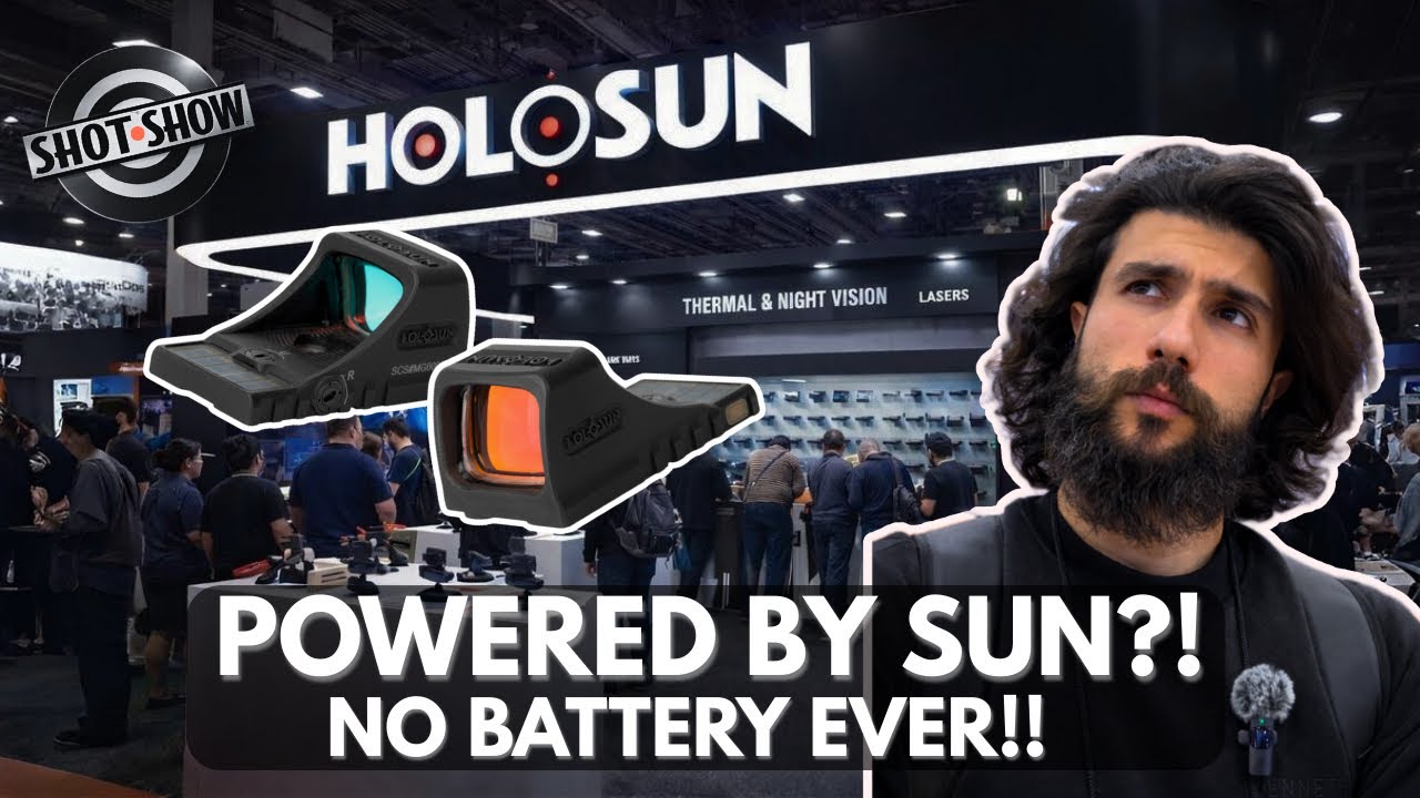 HOLOSUN 2026: Thermal Red Dots & Integrated IR Lasers are HERE! 🔭 (SHOT Show 2026)