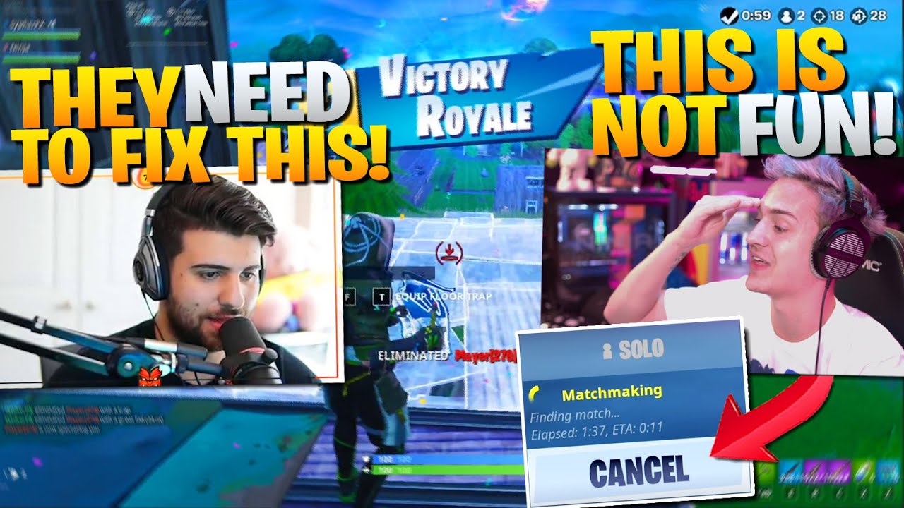 Ninja & Sypher's Thoughts on Fortnite's New Matchmaking - Duos w/ Ninja (Fortnite Battle Royale)