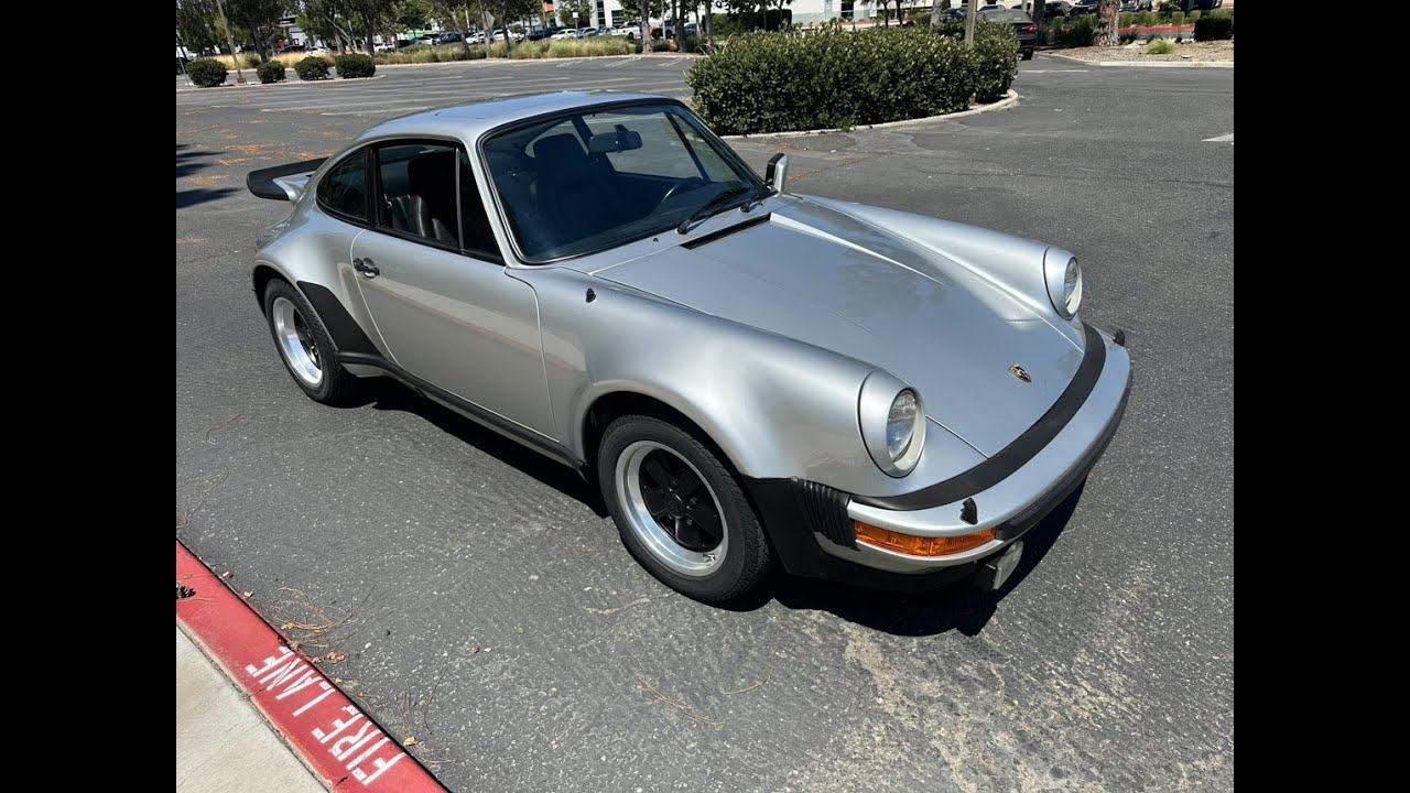 SOLD 1977 Silver Porsche 930 Turbo Carrera Coupe