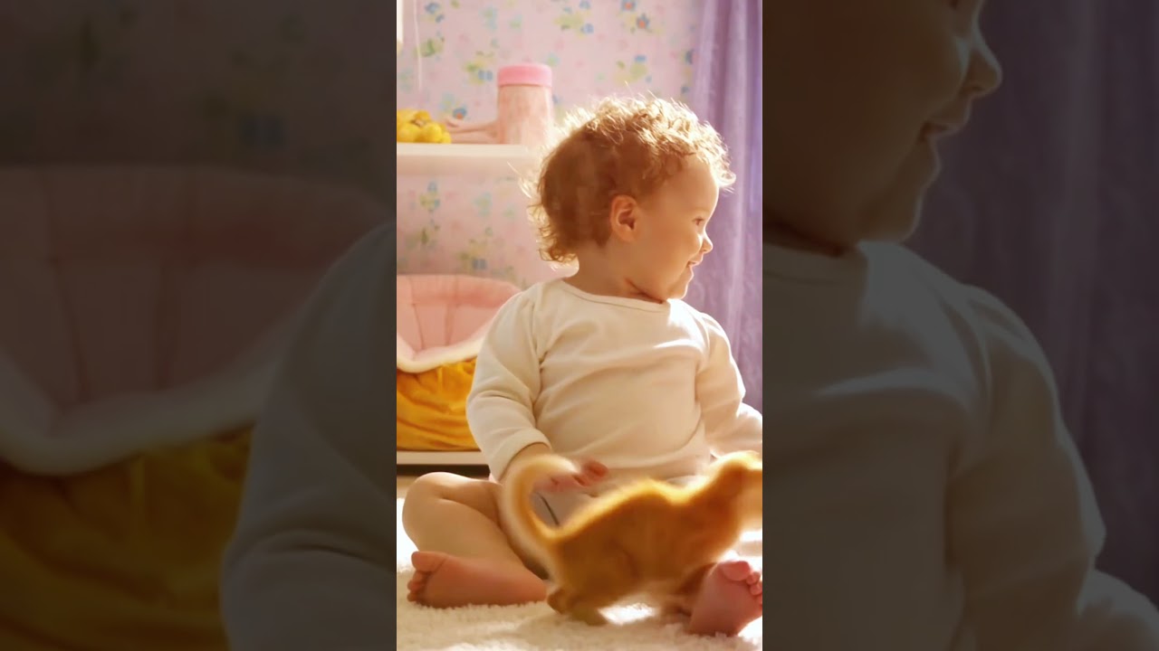 a child and tiny kittens — pure heart and gentle paws 🐾👶❤️