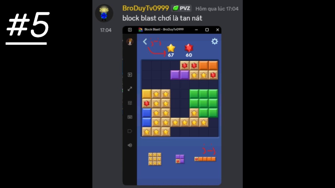 Những tin nhắn random trên Discord trên server của Duy out of context | #5 | (block blast chơi là..)