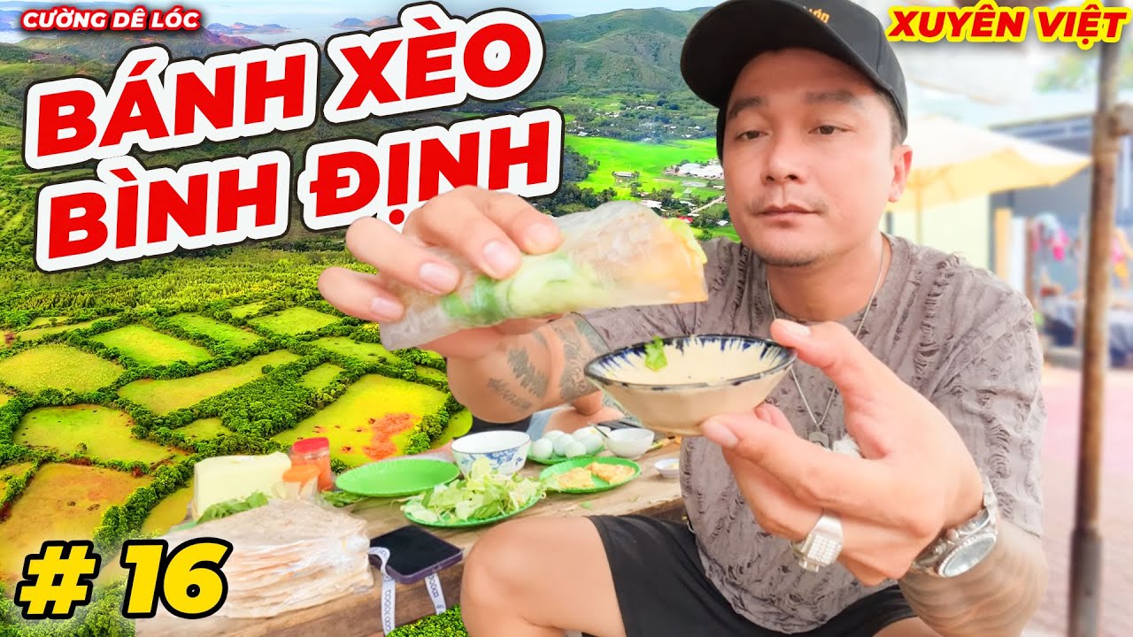 Đặc Sản Bánh Xèo Bình Định | Hành Trình Xuyên Việt - Tập 16 | Cường Dê Lóc