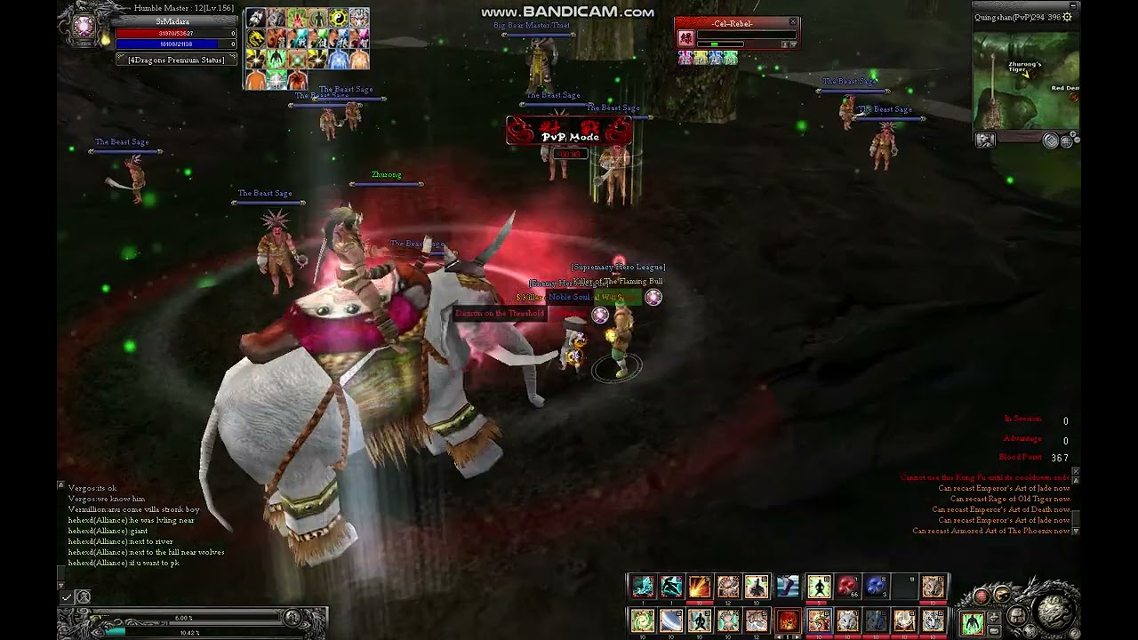 4Dragons Oi Run and  Relogg in Pvp mod