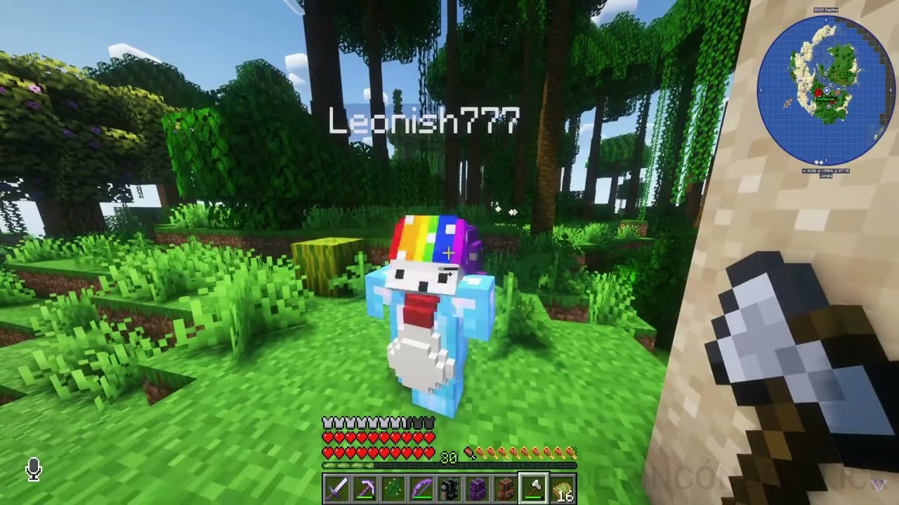 VEGETTA regala un regalo en directo a LEONARDA 💜💜 QSMP