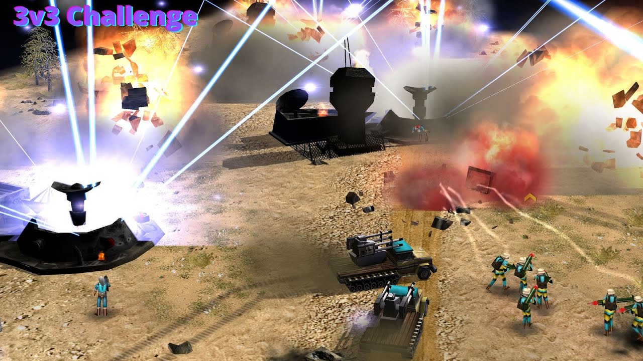 ExCaL, ViViD, CCCP vs Marakar, Yami Sukehiro, Akira | 3v3 TF Air challenge $ | C&C Zero Hour