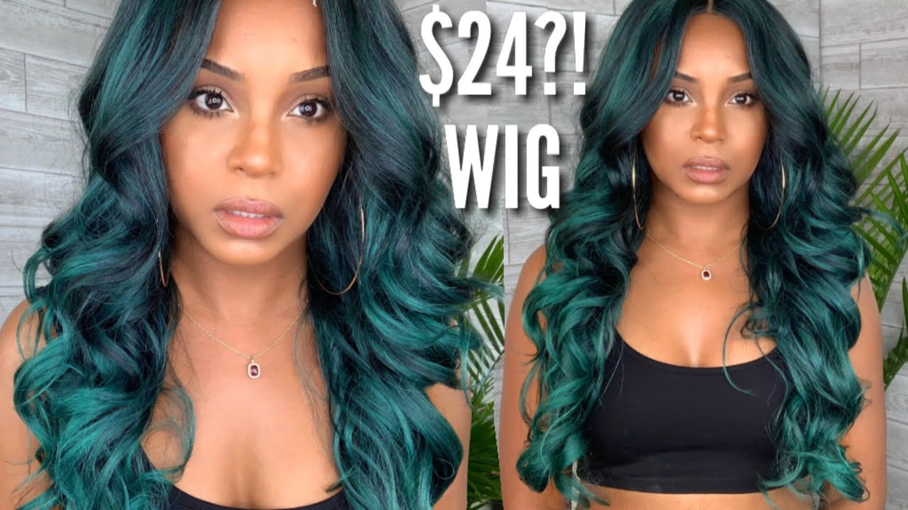 $24 JADE GREEN WIG?!?! WINE N' WIGS WEDNESDAY