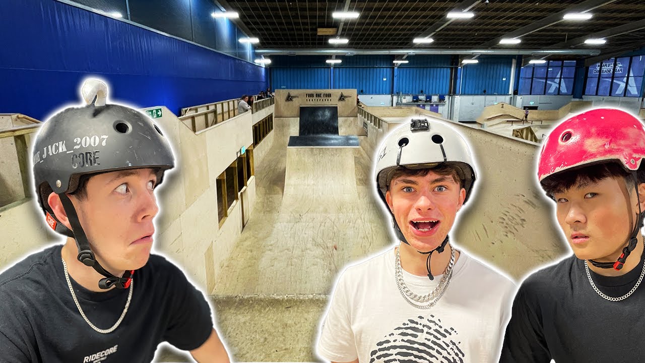 PRO CALL THE SHOTS AT THE BIGGEST SKATEPARK IN WALES *ft Brandon Tang and Jamie Harris