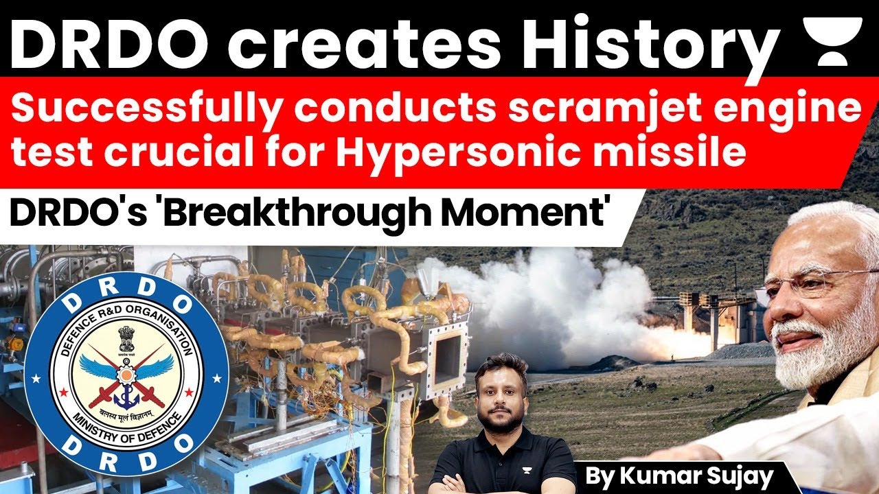 Boost for India as DRDO successfully conducts scramjet engine ground test for hypersonic missiles
