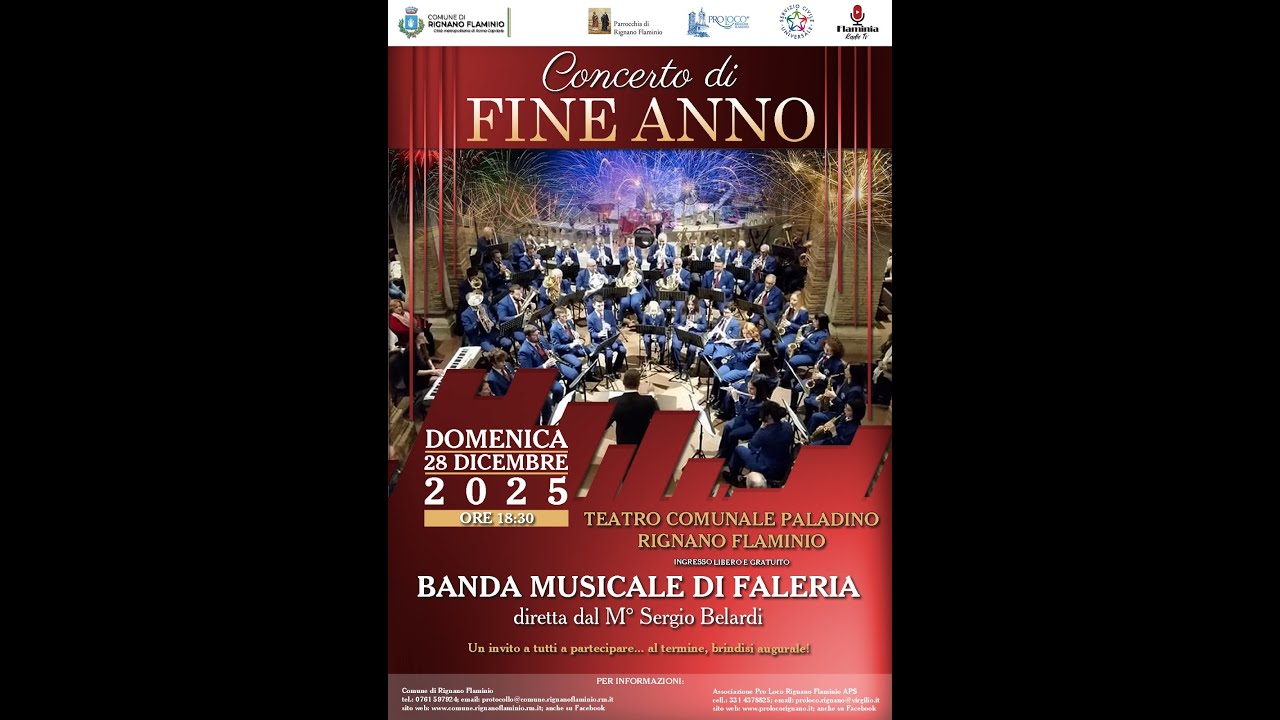 28.12.2025 - CONCERTO DI FINE ANNO - Rignano Flaminio