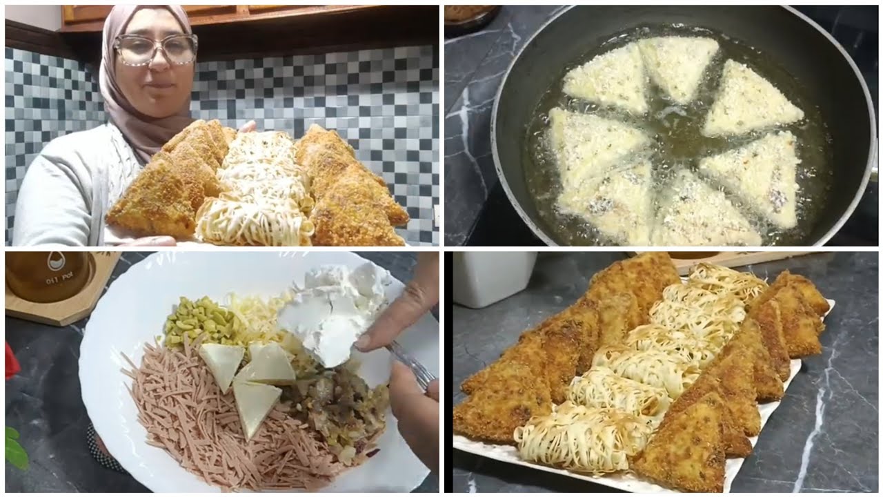 تتمة الفيديو الكريب على شكل بريوات كجيو مقرمشين وبحشوة مافيهاش تعقيدات متشبعوش منهم@WissalAli 