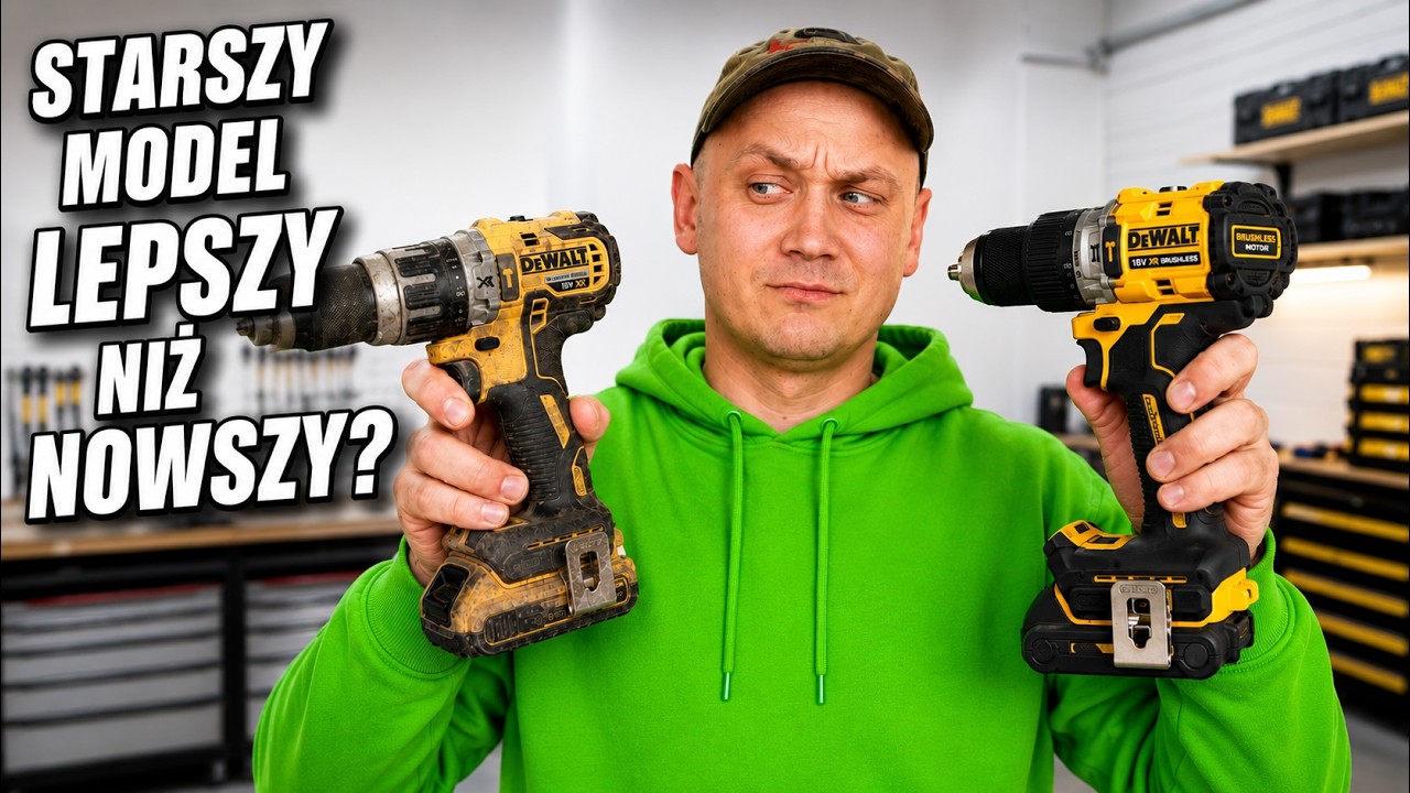 Nowy DeWalt DCD805 kontra 6-letni DCD796. Wynik zaskakuje!