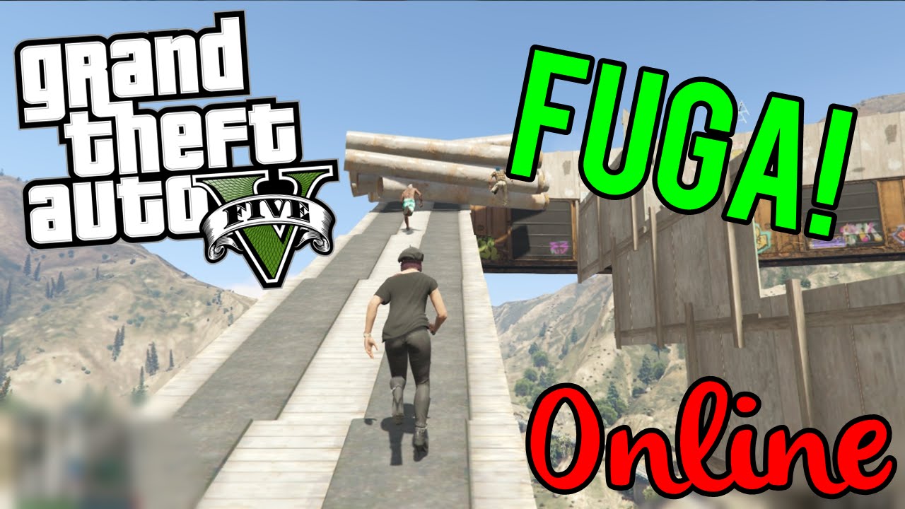 FUJA PELA SUA VIDA! (c/Kazzio)! - GTA V Online (PC)
