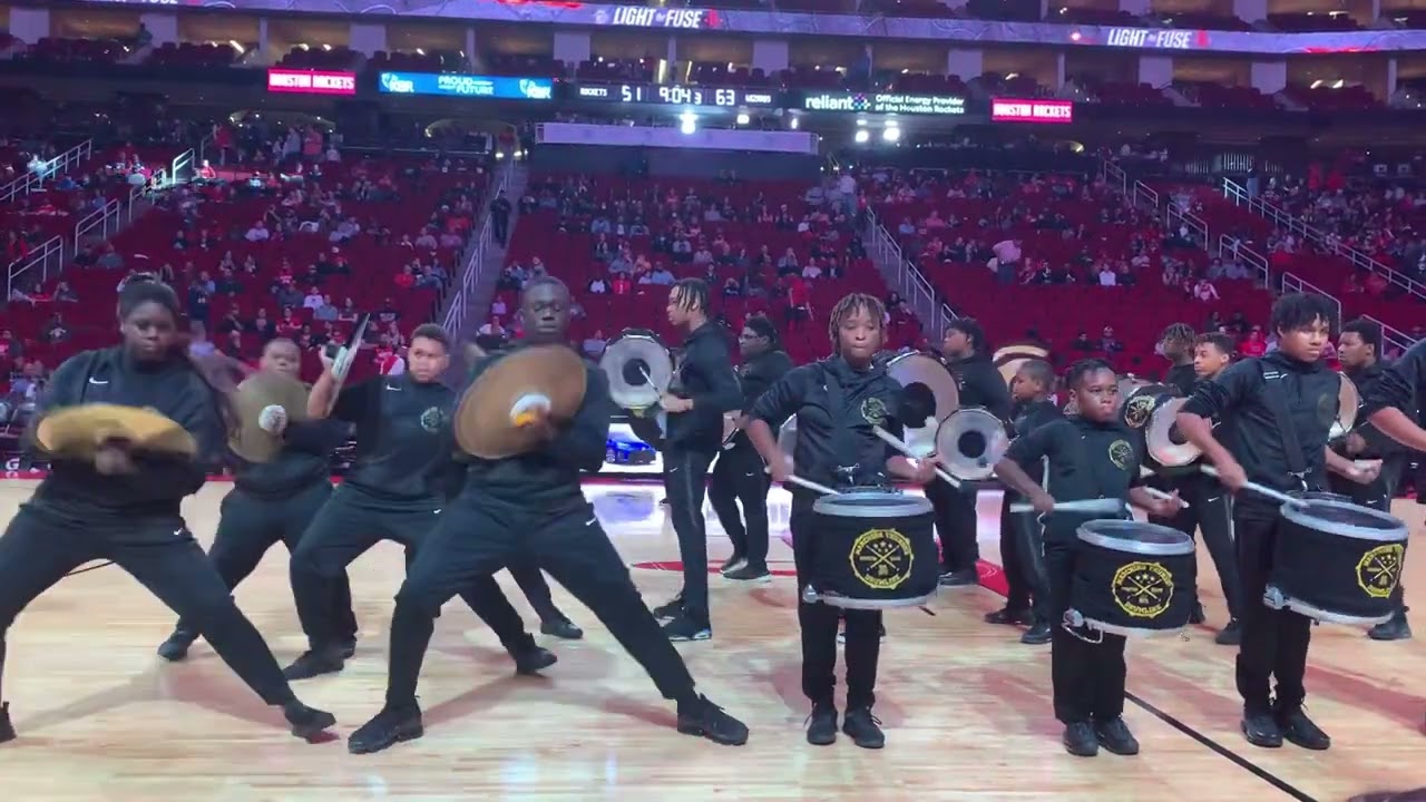 Marching Thunder Drumline @ Rockets vs Wizards 2/21/22