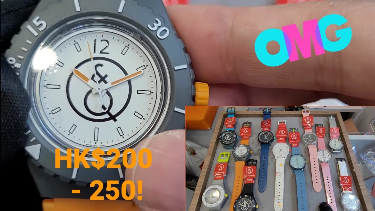 「乜Q咁抵!」Q&Q 太陽能100/200米防水手錶，都係賣HK$200至250，有冇攪錯🤩！Q&Q SmileSolar @ YK Times